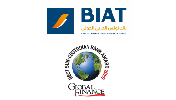La BIAT primée meilleure banque dépositaire en 2020 par Global Finance
