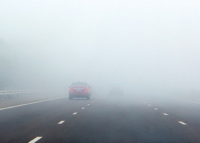 Sousse : Quatre accidents à cause du brouillard