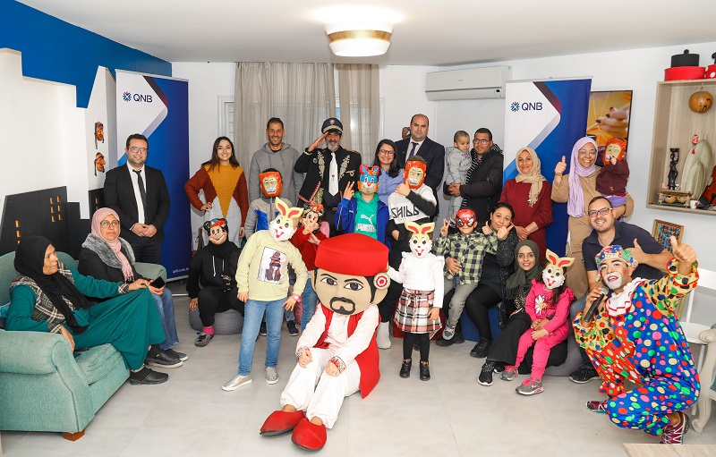 QNB célèbre la Journée mondiale de l’enfance avec l’Association Maram à travers un spectacle d’animation