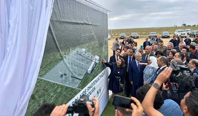 Démarrage des travaux de la centrale solaire géante de Sbikha à Kairouan