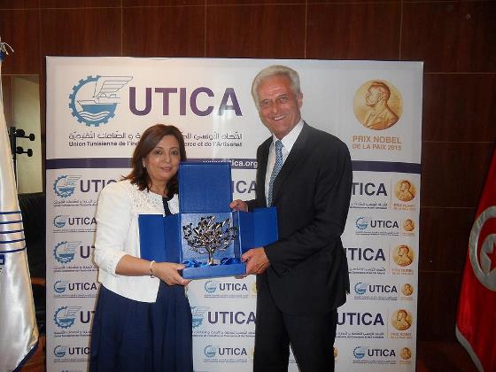 Une délégation de la chambre arabo-allemande de commerce et d’industrie "GHORFA" à l’UTICA