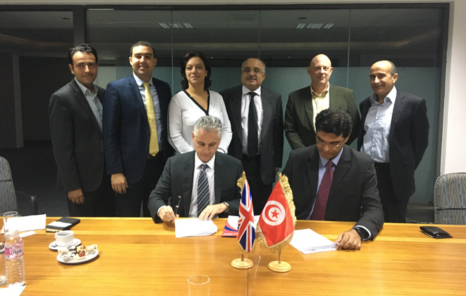 La Chambre de Commerce Tuniso-Britannique signe un accord avec le BRCP