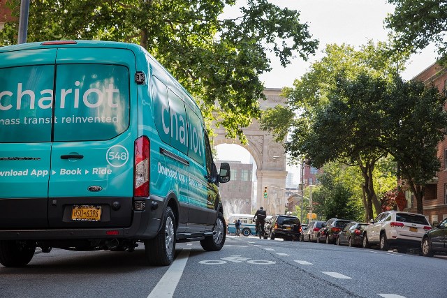 Le service de navette communautaire de Ford débarque à New York