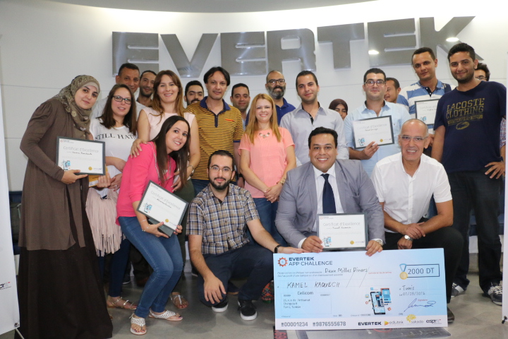 EVERTEK récompense les gagnants du concours « EVERTEK APP CHALLENGE »