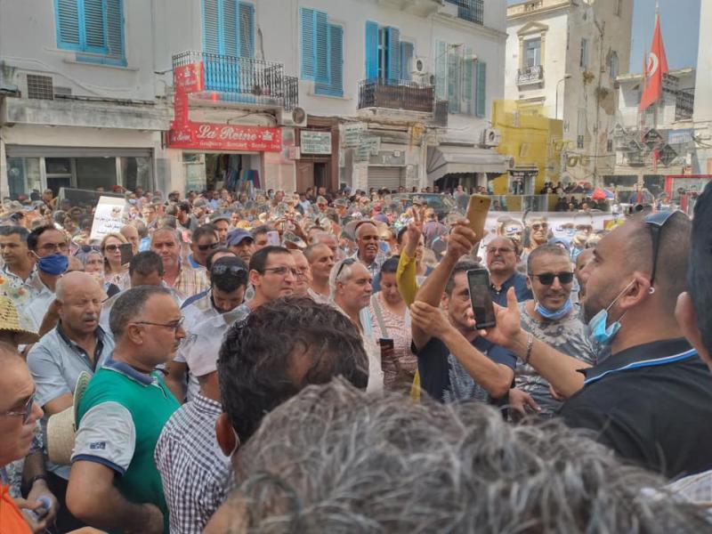 UGTT : Des syndicalistes protestent contre l’amendement de l’article 20 du statut de l’organisation