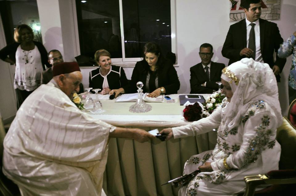 Célébration du Mariage d’un couple du centre de protection des personnes âgées de Gammarth