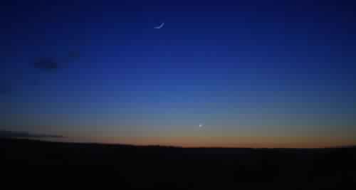 L'observation du croissant lunaire jeudi prochain ne sera pas aisé