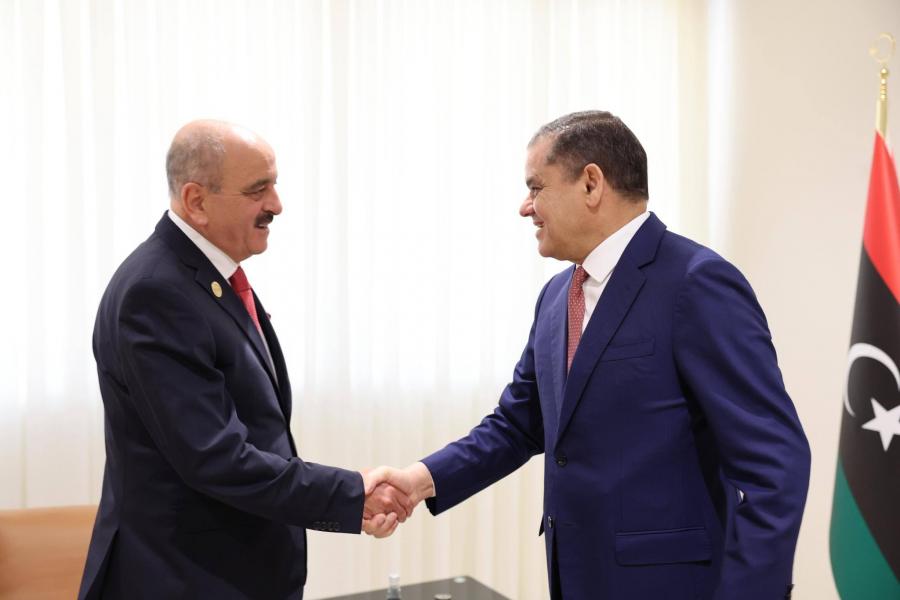 Tunisie-Libye : Dbeibah s’entretient avec le ministre des Affaires étrangères Nafti