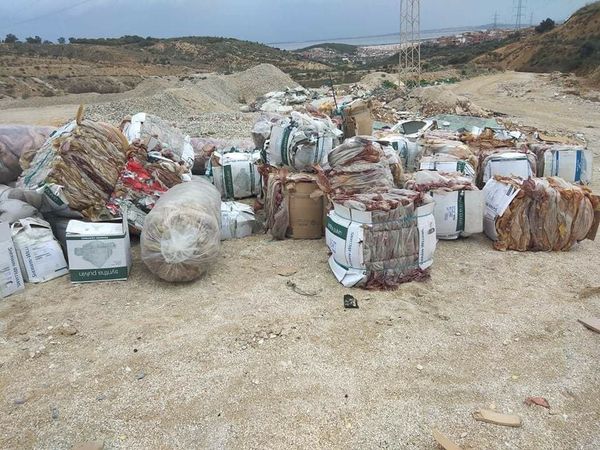 Des déchets d’origine étrangère abandonnés à Raoued