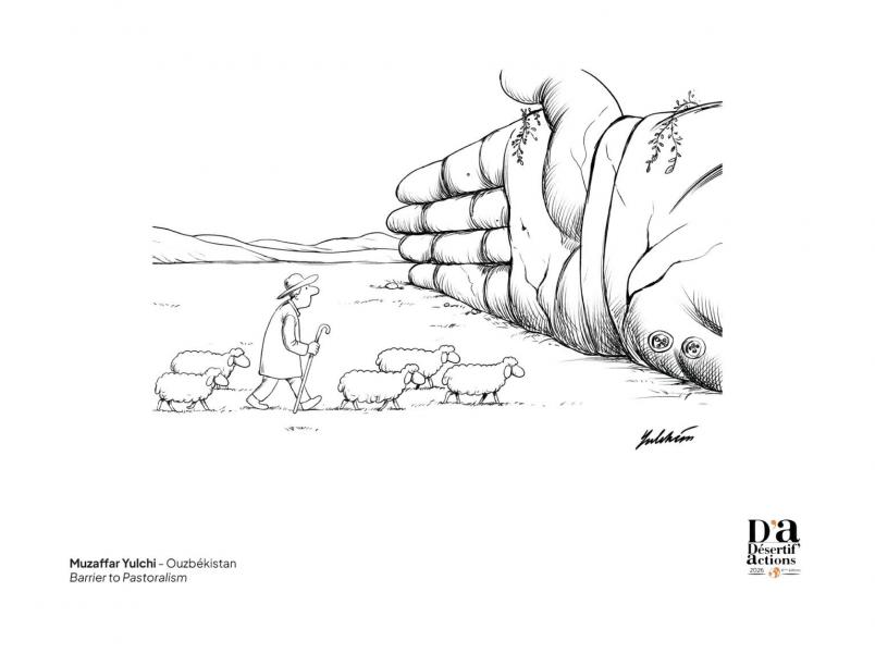 Le dessin de presse, outil puissant de sensibilisation en matière de résilience à la désertification 