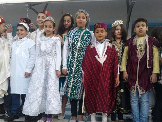 L’habit traditionnel en fête dans l’école Farhat Hached à l’Ariana