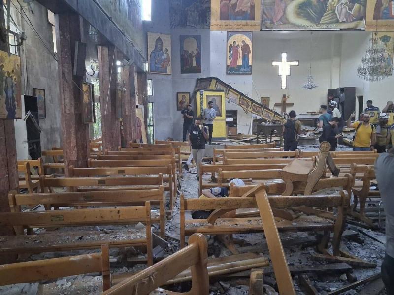 Syrie : Attentat suicide dans une église chrétienne de Damas fait au moins 20 morts