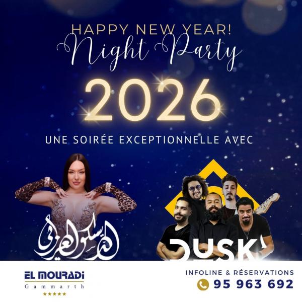 Réveillon festif et spectacles d’exception dans les hôtels El Mouradi à travers la Tunisie