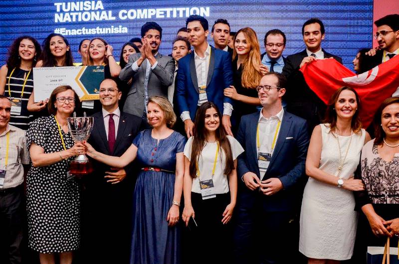 Enactus IHEC Carthage sacré champion de la compétition nationale d'Enactus Tunisie 2017