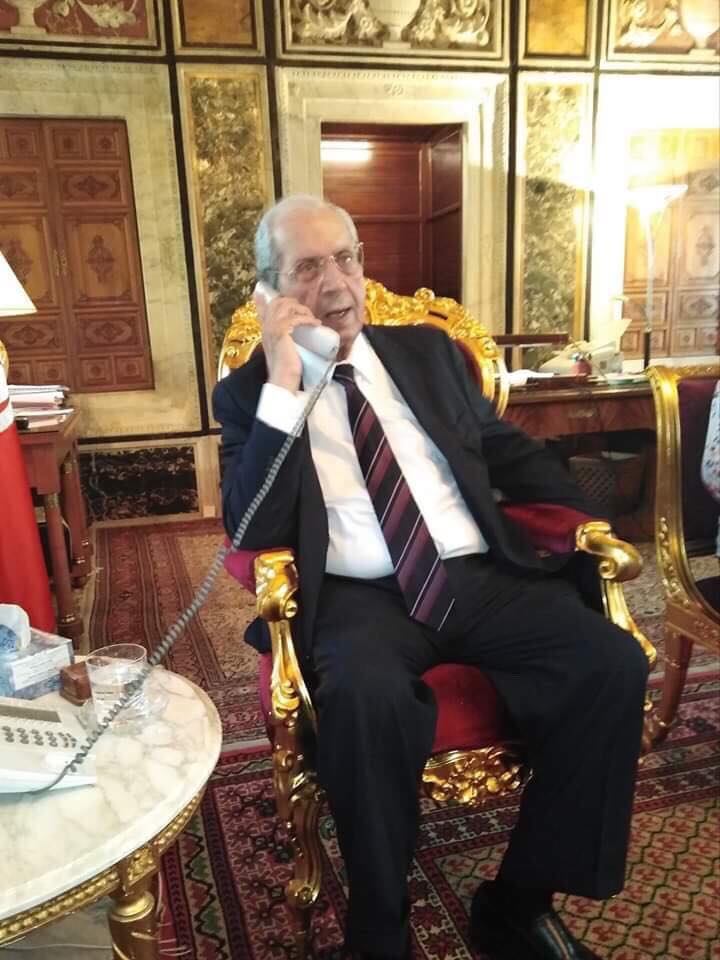 Mohamed Ennaceur a regagné son bureau