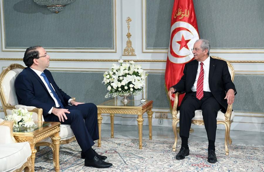 Le président Ennaceur s’entretient avec le chef du gouvernement