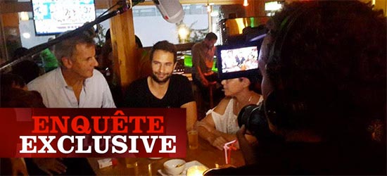 L’équipe d'"Enquête Exclusive" à Tunis