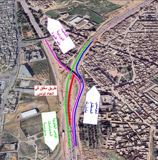 Travaux d’extension: Modification du trafic sur l’entrée sud de Tunis