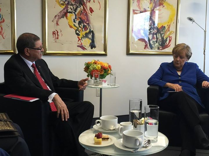 Habib Essid rencontre Angela Merckel et Xavier Bettel