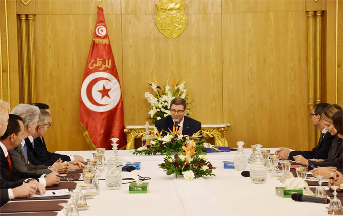 Essid rencontre les ambassadeurs des pays du G7