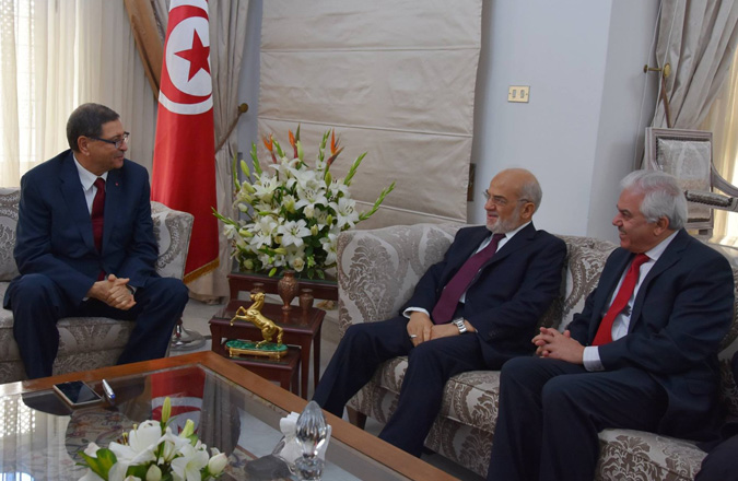 Le ministre irakien des Affaires étrangères reçu par Habib Essid