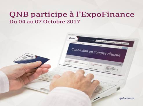 QNB Tunisie prend part au salon international "EXPO FINANCES 2017"