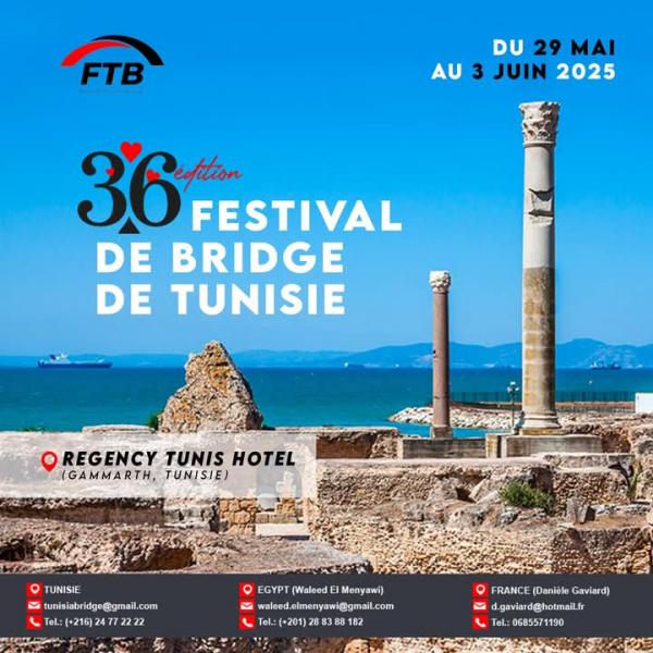 36ᵉ Festival International de Bridge de Tunisie
