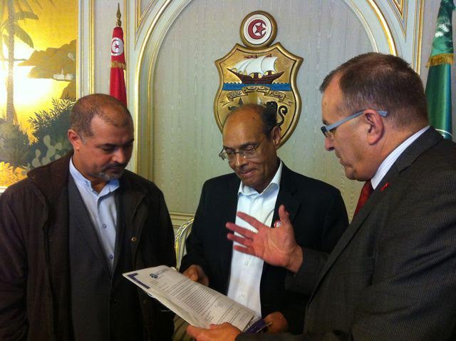 Marzouki et Gharbi dans «La flottille de la liberté 3» vers Gaza