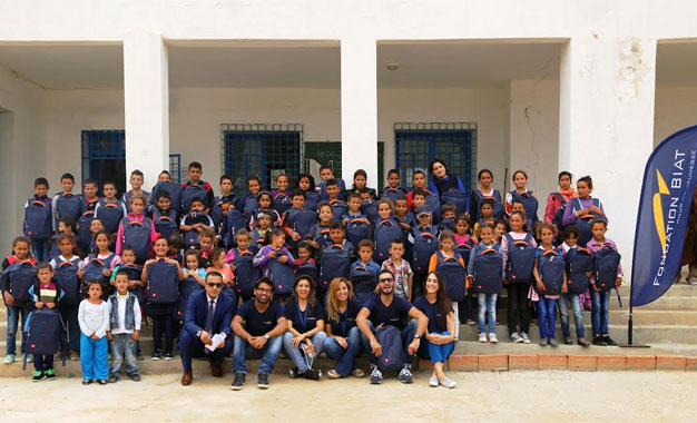 Fondation BIAT : 5000 cartables pour assurer un meilleur avenir