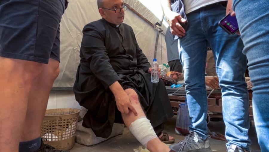 Gaza : Frappe israélienne de la seule église catholique, trois morts