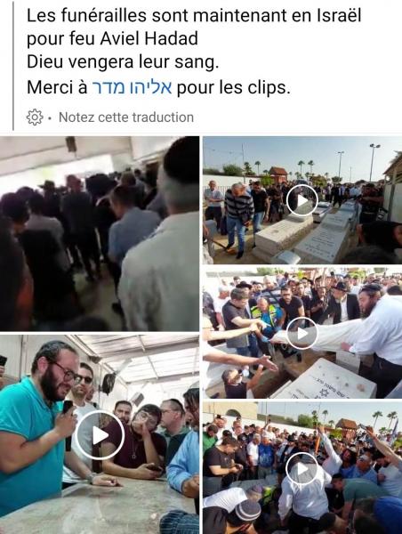 Pourquoi Aviel Haddad a-t-il été inhumé en Israël ?