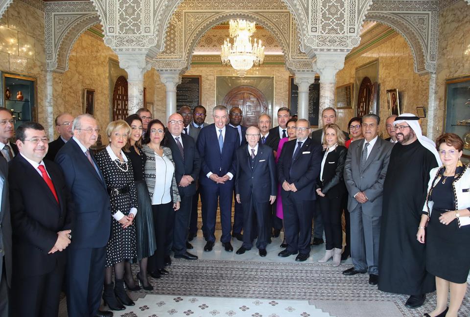 Le Chef de l’Etat reçoit les chefs de délégations au « Futurallia 2018 »