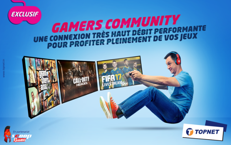 TOPNET lance son émission"Gamers Arena" et présente sa solution "Gamers Community"