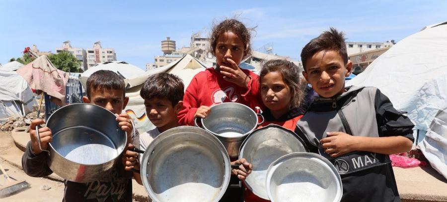 Gaza: Près de 500 mille personnes risquent de mourir de faim