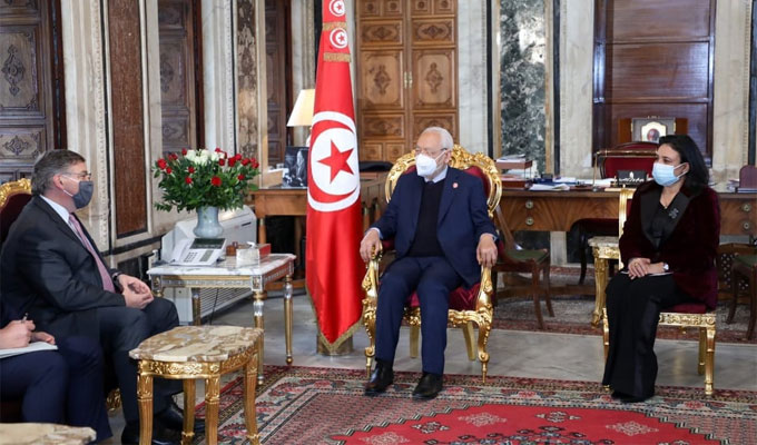 Ghannouchi s’entretient avec l’ambassadeur des Etats-Unis