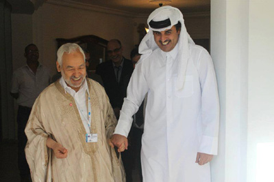 Médiation entre BCE et Ennahdha : l’Emir du Qatar aurait reçu Ghannouchi et HCE