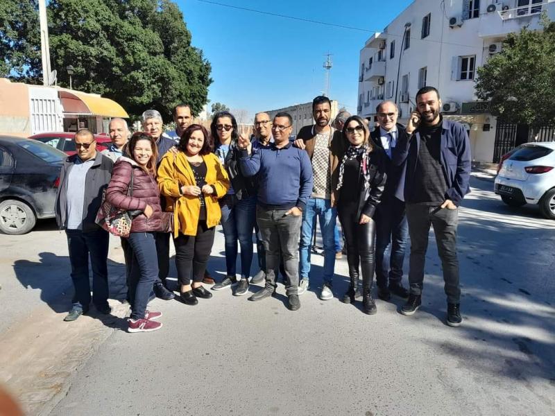 Les journalistes apportent leur soutien à Monia Arfaoui