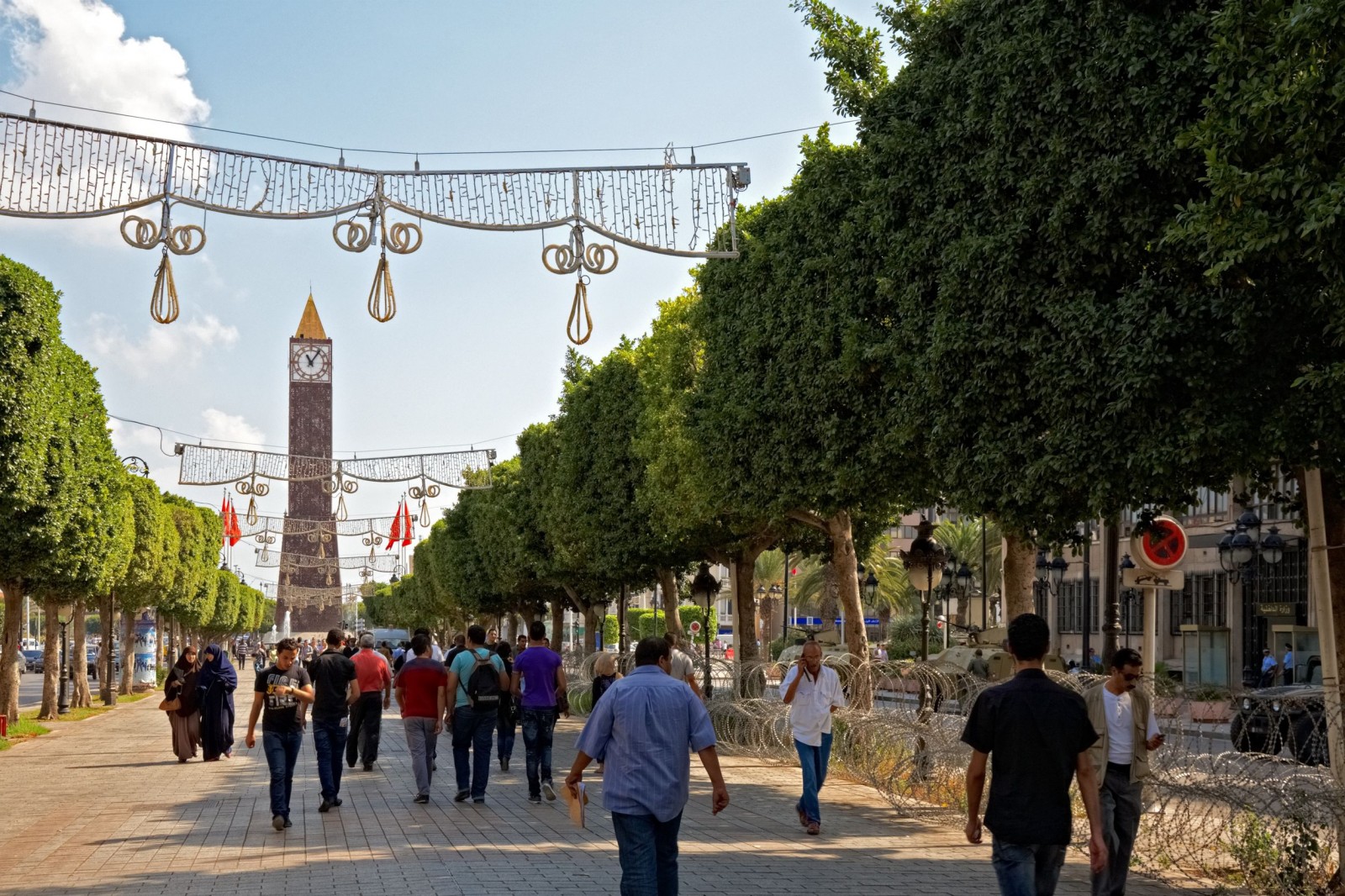 A l'occasion de l'ouverture des JCC, l'Avenue Bourguiba interdite de circulation