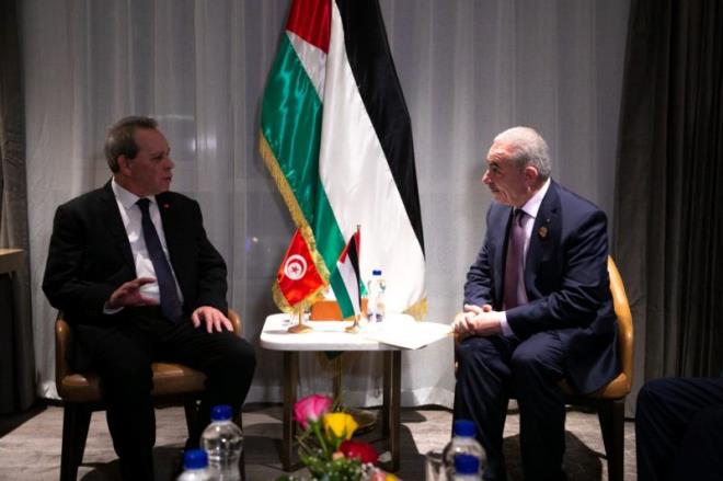 Addis Abeba : Ahmed Hachani s’entretient avec le Premier ministre palestinien