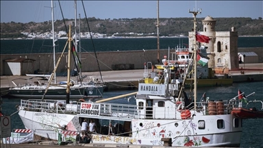 Le Handala intercepté par l'armée israélienne alors qu'il approchait de la bande de Gaza