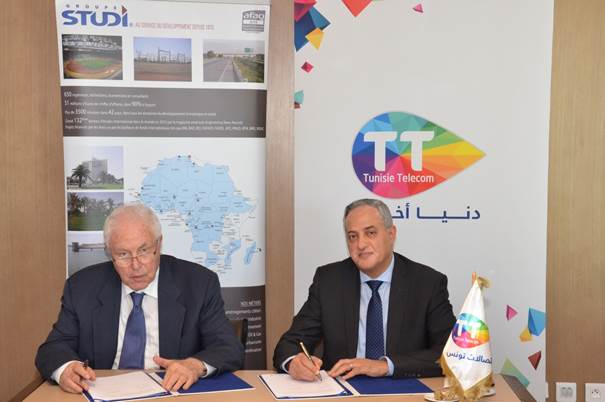 Tunisie Telecom et le Groupe STUDI signe une Partenariat technologique
