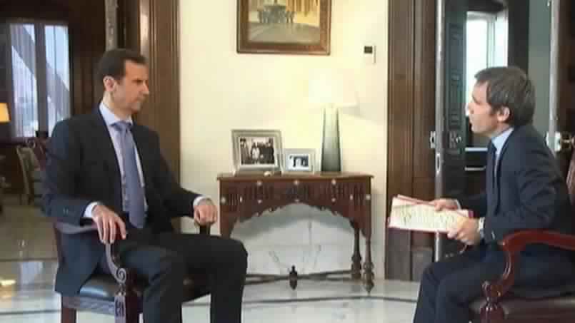 Bachar Al Assad, ce soir sur France 2: "Nous n'utilisons que des armes conventionnelles"
