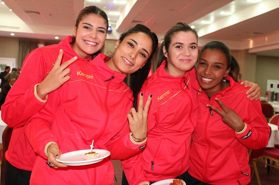 La sélection féminine de Handball honorée avant le mondial