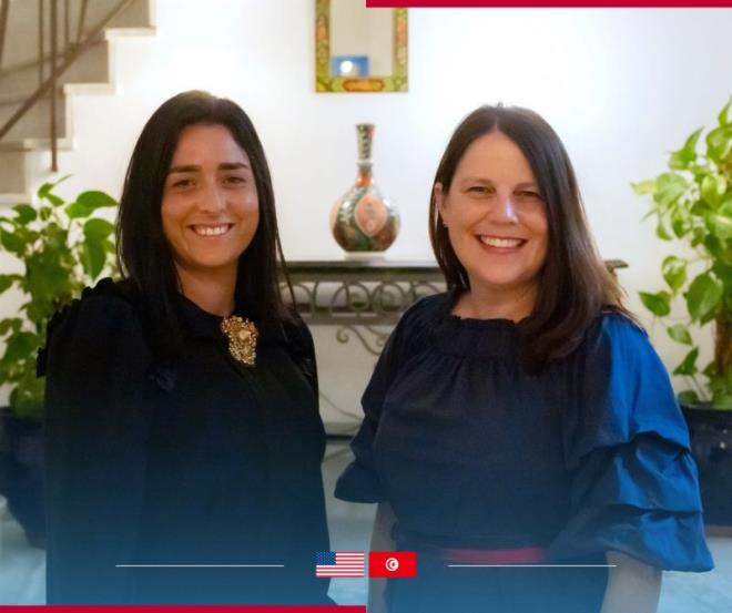 Ons Jabeur reçue à l’ambassade des Etats-Unis à Tunis