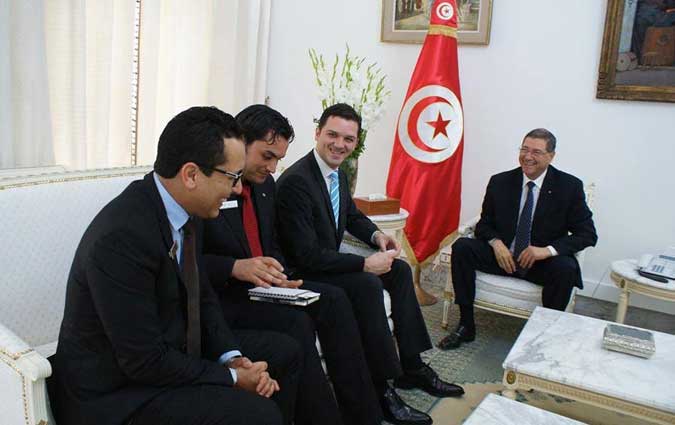 Le président de la JCI reçu par Habib Essid