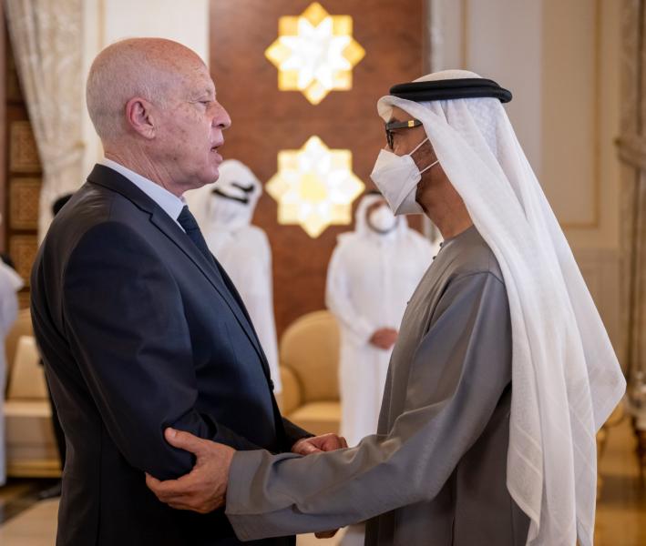 Kaïs Saïed présente ses condoléances au nouveau président de l’Etat des Emirats
