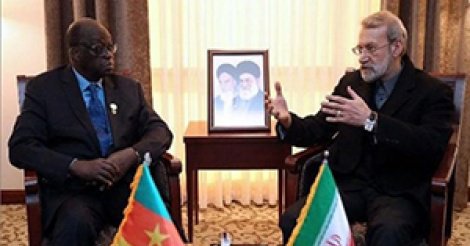 La bourde: Le président de l'Assemblée du Sénégal reçu à Téhéran avec un drapeau camerounais