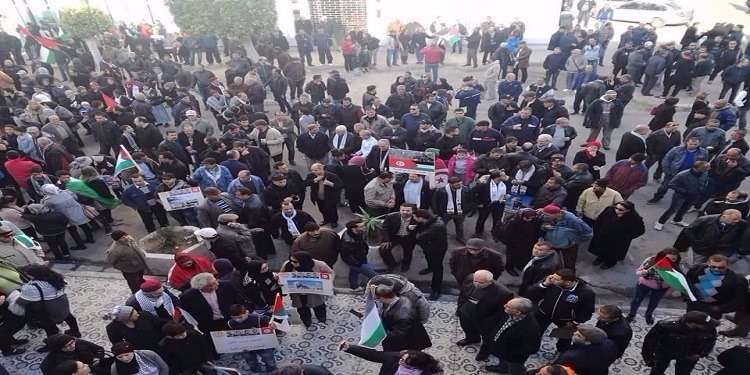 Marche de colère à Sfax pour condamner la décision américaine sur Al Quds