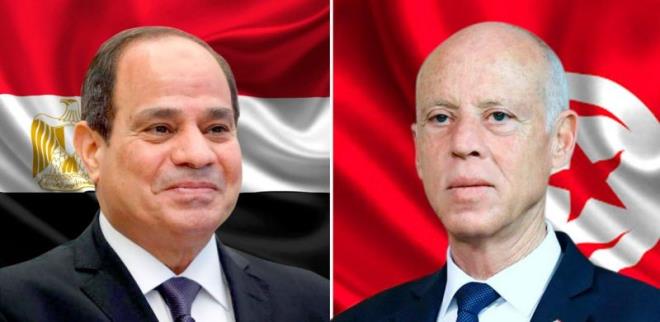 Kaïs Saïed échange avec Abdelfattah Al-Sissi sur l’empoisonnement des esprits et des idées.
