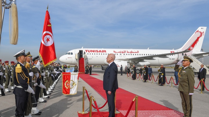 Le Président Kaïs Saied s'envole pour l'Arabie Saoudite